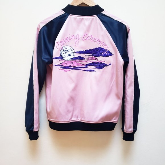Opening Ceremony Reversible Silk Zodiac Bomber Jacket - Picture 3 of 16